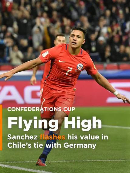 Sanchez flashes his value in Chile's Confederations Cup tie with Germany