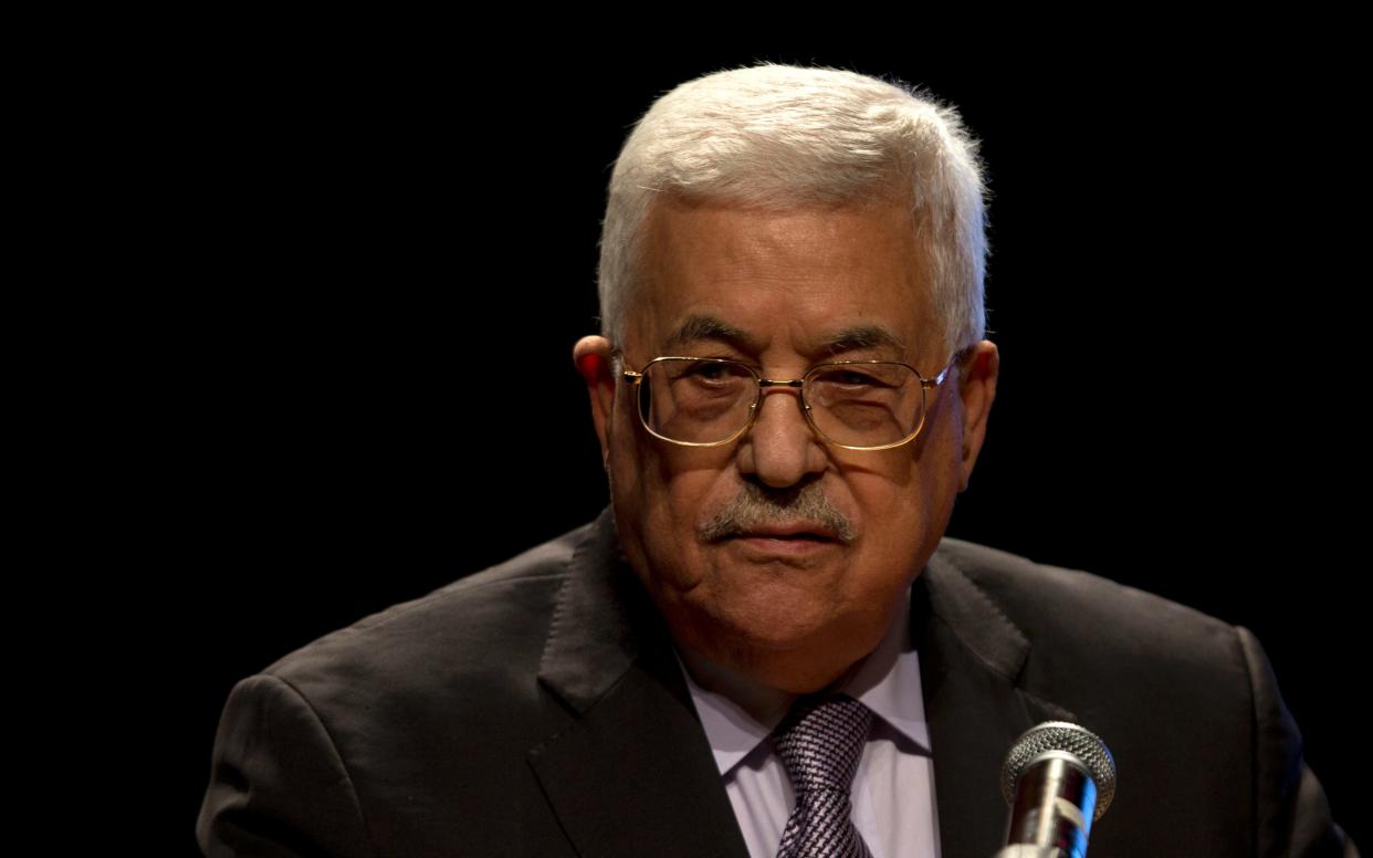 Palestinian president Mahmoud Abbas  - Copyright 2016 The Associated Press. All rights reserved.