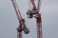 Cranes stand on a Carillion construction site in central London, Britain January 14, 2018. REUTERS/Simon Dawson