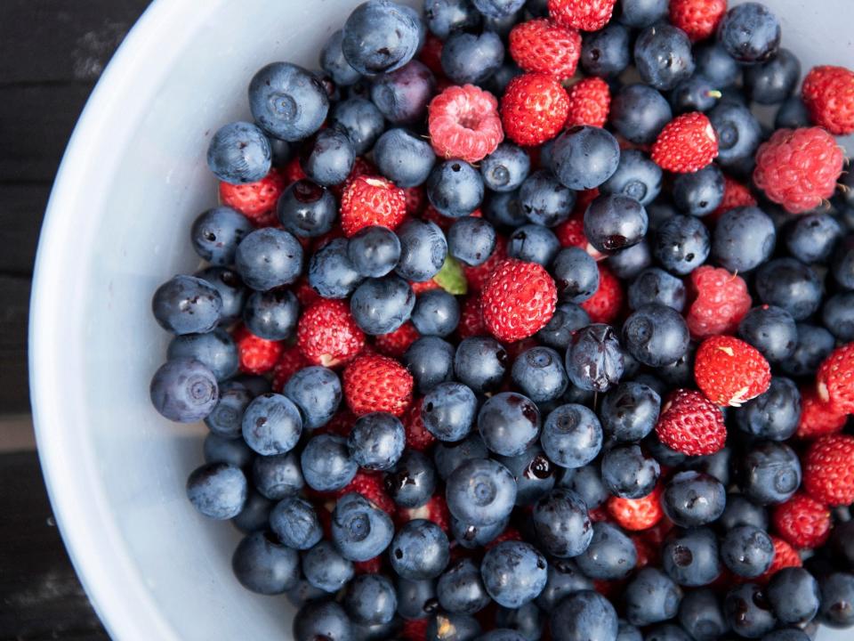 berries in a bowl