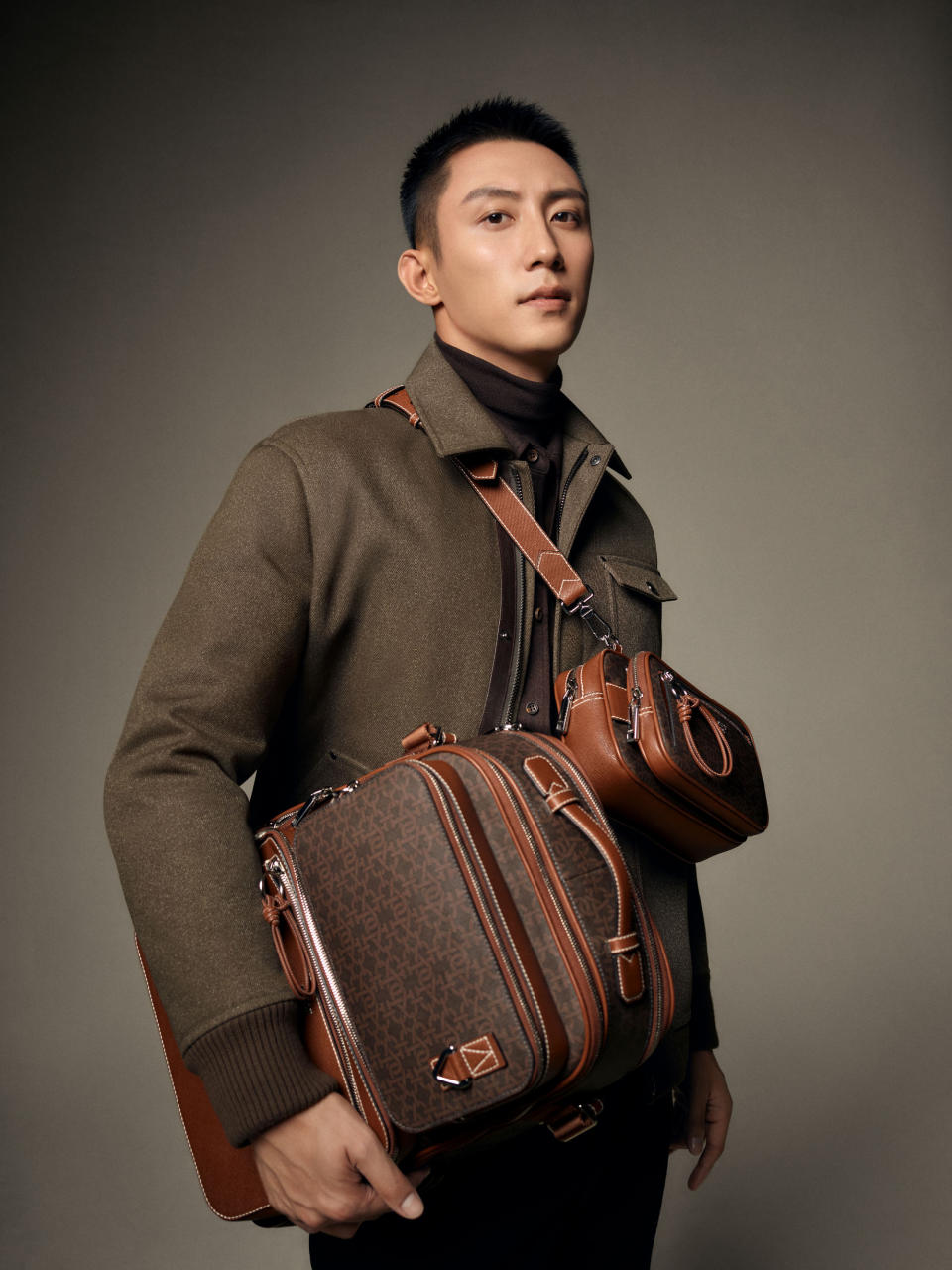 The Bally fall 2021 ad campaign starring Johnny Huang. - Credit: Courtesy of Bally