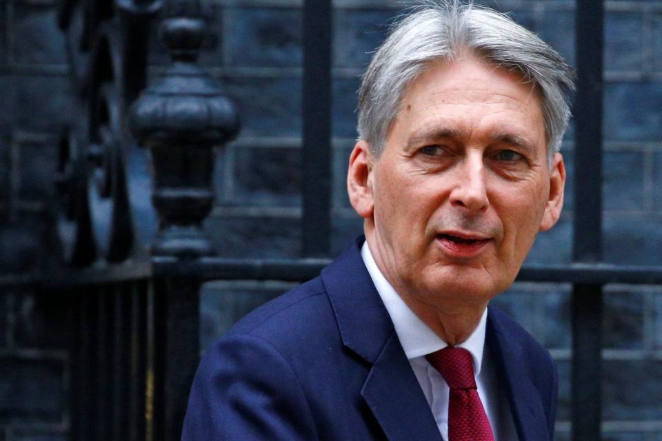 Chancellor of the Exchequer Philip Hammond has been deployed in an effort to manage the revolt (REUTERS)