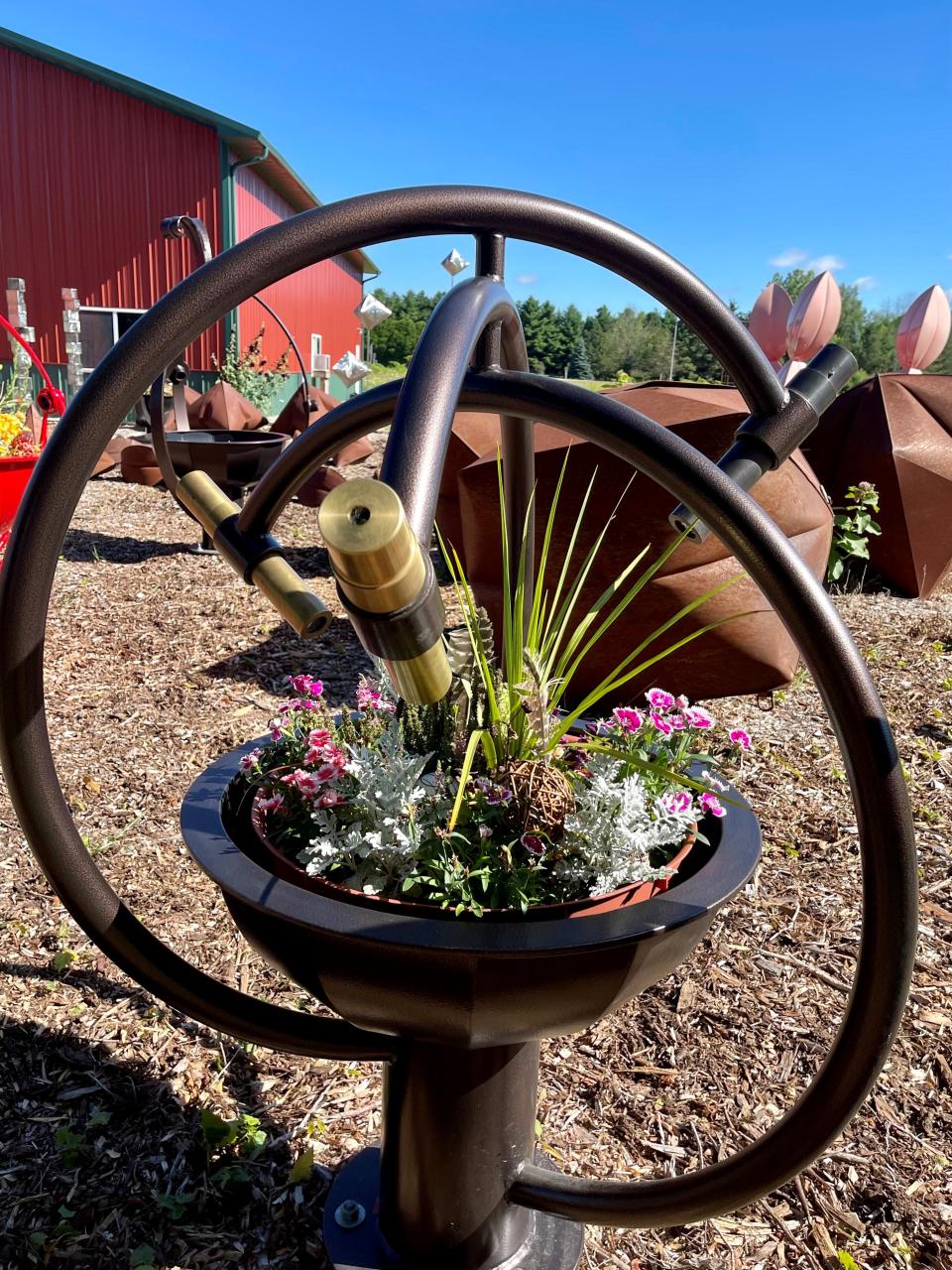 Door County artist Robert Anderson's garden kaleidoscopes can be found in botanical gardens and public spaces across the country, including more than 30 in Wisconsin.