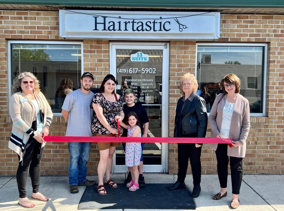 A ribbon cutting ceremony was held May 17 at Hairtastic's new Greenwood Street location.