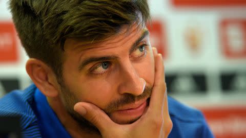 Gerard Pique Barcelona press conference 16052017