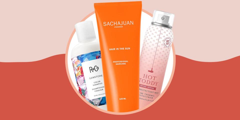 <p>By now, you don’t need anyone to tell you about the importance of sunscreen. Without it, you’re susceptible to an increased risk of sunburn (ouch), visible aging (no thank you), and skin cancer (scary). But there’s still one area you probably neglect: the top of your head.</p><p><strong>"</strong>The skin on your scalp is prone to sunburn just like the rest of your body and should be treated with the same degree of respect," says Irene Gladstein, MD, founder and medical director at ENHANCE Aesthetic Arts in New York City. </p><p>Not only does stepping out sans UV protection leave you susceptible to cancer, but it can also lead to hair loss, oxidation, and breakage. "Your hair could get dry and brittle," says George Papanikolas, Matrix celebrity colorist. "Burning the scalp can also cause damage to the follicle and <a rel="nofollow noopener" href="https://www.womenshealthmag.com/beauty/a19896089/reasons-for-hair-loss/" target="_blank" data-ylk="slk:potential hair loss;elm:context_link;itc:0;sec:content-canvas" class="link ">potential hair loss</a>."<br></p><p>Plus, that perfect shade you achieved at the salon could look completely different after a day in the sun. "Color-treated hair has a higher chance of fading, as the color molecules are more delicate and sun exposure will cause them to oxidize," says Papanikolas.</p><p><strong>How to protect your hair and scalp from sun damage</strong><br></p><p>The best way to keep your color intact and your scalp safe from sunburn? With a hat, of course. But <a rel="nofollow noopener" href="https://www.womenshealthmag.com/style/a19892700/cute-clothes-with-built-in-sun-protection/" target="_blank" data-ylk="slk:be sure to opt for one that offers UPF protection;elm:context_link;itc:0;sec:content-canvas" class="link ">be sure to opt for one that offers UPF protection</a>. If a hat doesn’t exactly go with your outfit or swimming plans, the next best thing is to generously apply sunscreen to exposed parts of the scalp and yes, even your hair.</p><p>"Cover all exposed areas of the scalp, <a rel="nofollow noopener" href="https://www.womenshealthmag.com/beauty/g19504285/best-sunscreen-for-face/" target="_blank" data-ylk="slk:look for SPF with broad spectrum protection;elm:context_link;itc:0;sec:content-canvas" class="link ">look for SPF with broad spectrum protection</a>, and reapply every hour or two, more often if you're in the water," says Dr. Gladstein. </p><p><strong>Anything else?</strong></p><p>If you plan on spending any time poolside, you should also be mindful of chlorine. "Sun, salt and <a rel="nofollow noopener" href="https://www.womenshealthmag.com/beauty/a19997052/chlorine-hair-skin-nails/" target="_blank" data-ylk="slk:chlorine are common culprits when it comes to hair damage;elm:context_link;itc:0;sec:content-canvas" class="link ">chlorine are common culprits when it comes to hair damage</a>," says Dr. Gladstein. "Don't forget to rinse your hair out as soon as you're done with water activities."</p><p>Fortunately, using sunscreen for your hair doesn’t need to be a greasy nightmare, especially thanks to nourishing mists, creams, and pre-sun products that offer protection from the sun’s harmful ways without sacrificing your style. </p><p>Papanikolas says using a product specifically for your hair will yield the best results, all while offering an extra level of protection. "It will make your styling much easier and protect you from UV rays and heat damage," he says.</p>