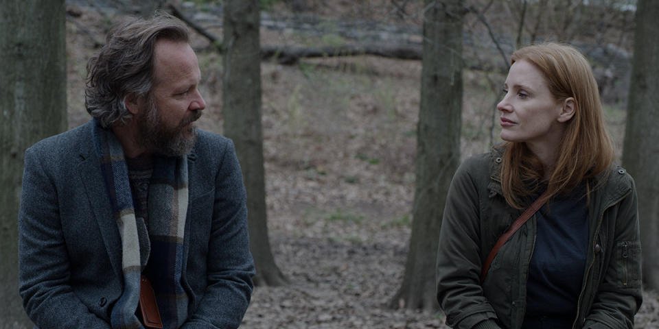 Peter Sarsgaard and Jessica Chastain in Memory (Courtesy of TIFF)