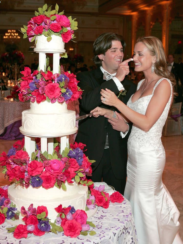 Donald Trump Jr. and Vanessa Trump at their 2005 wedding