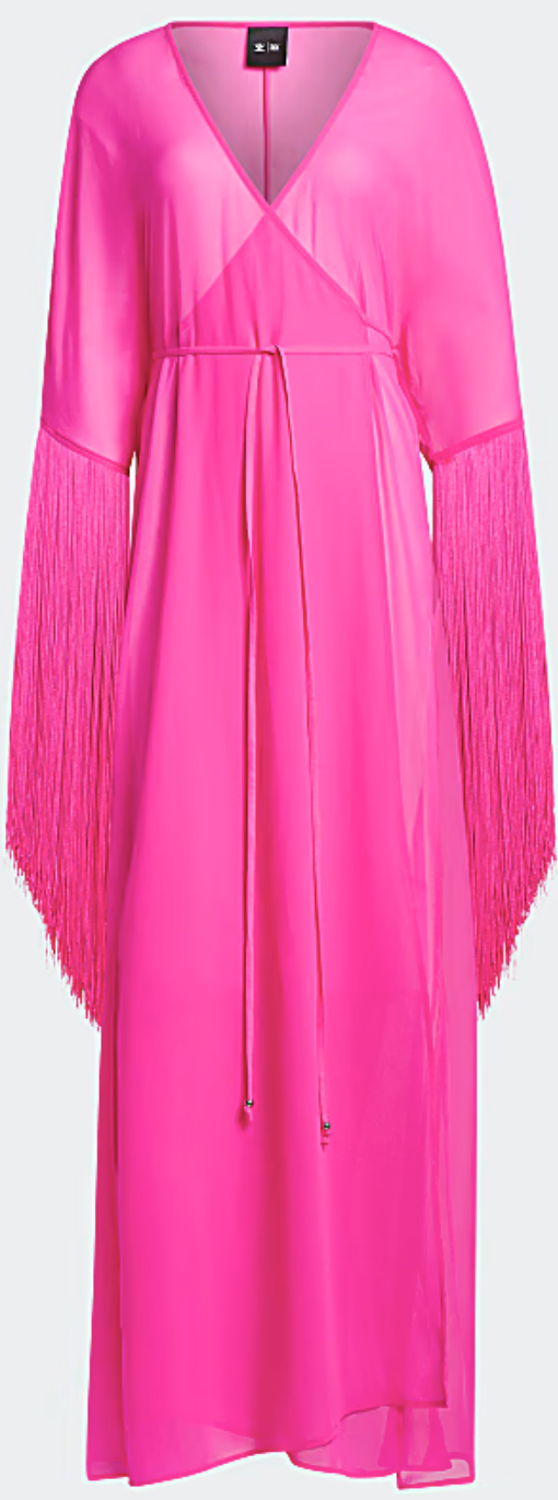 hot pink fringe robe