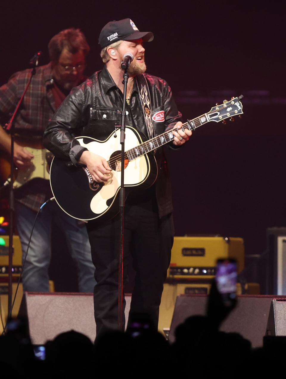 ERNEST performs during the All for the Hall concert benefitting the Country Music Hall of Fame and Museum, held at Bridgestone Arena in December.