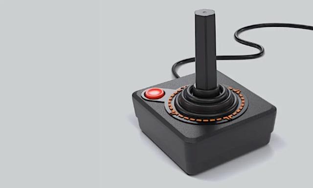 This retro gaming console plays both Atari 2600 and 7800 cartridges