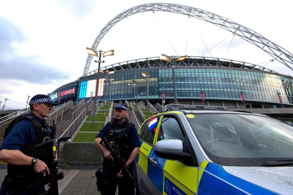 Extra armed police will be deployed at Wembley for the FA cup final (Getty Images)