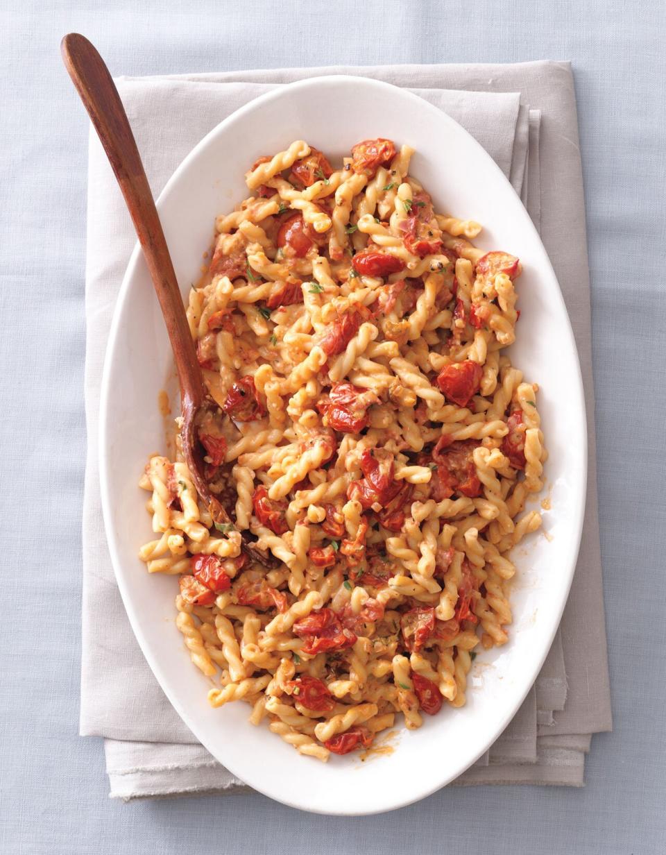 Gemelli with Slow-Roasted Cherry Tomatoes and Cream