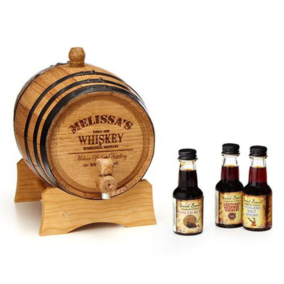 <p><a href="https://go.redirectingat.com?id=74968X1596630&url=https%3A%2F%2Fwww.uncommongoods.com%2Fproduct%2Fpersonalized-whiskey-barrel&sref=https%3A%2F%2Fwww.bestproducts.com%2Fmens-style%2Fg1574%2Fbest-groomsmen-gifts-ideas%2F" rel="nofollow noopener" target="_blank" data-ylk="slk:Shop Now;elm:context_link;itc:0;sec:content-canvas" class="link ">Shop Now</a></p><p>Personalized Whiskey Barrel</p><p>$85.00</p><p>uncommongoods.com</p>