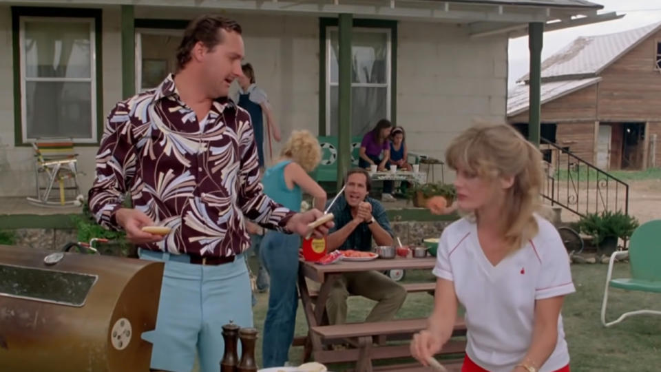 "I don't know why they call this stuff hamburger helper. It does just fine by itself, huh? I like it better than tuna helper myself, don't you, Clark?" - National Lampoon's Vacation