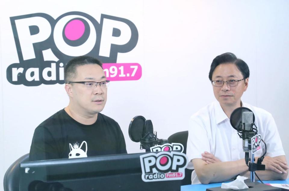 前行政院長張善政接受朱學恆專訪。   圖：POP搶先爆/提供