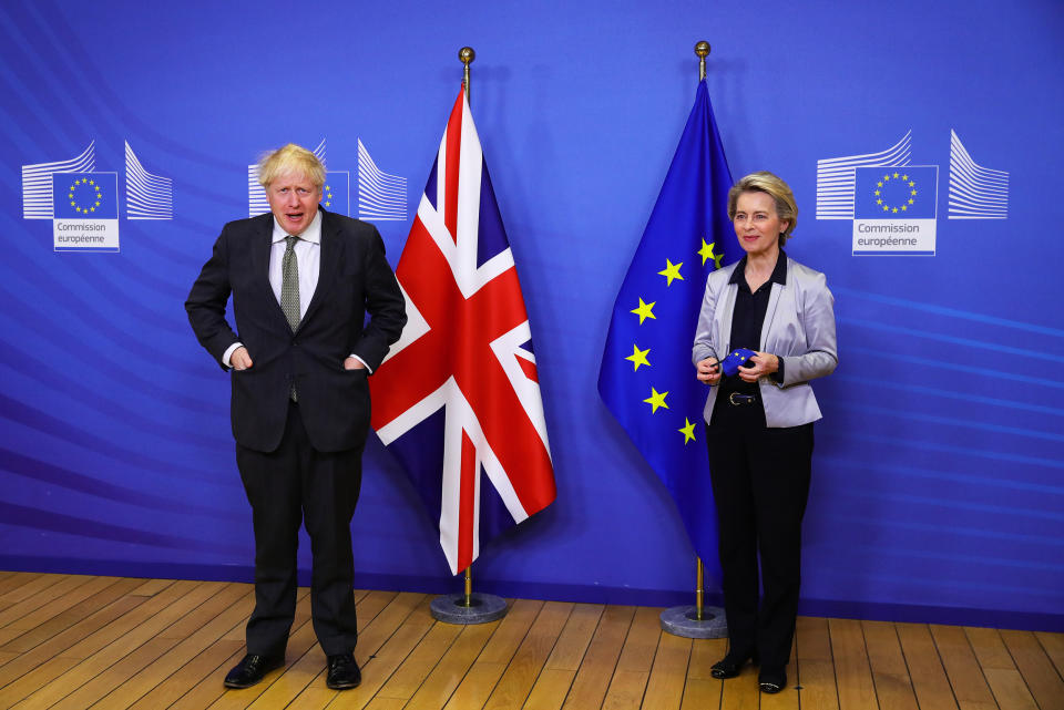 Image: British PM Visits Brussels Ahead Of Brexit Deal Deadline (Aaron Chown / WPA Pool via Getty Images)