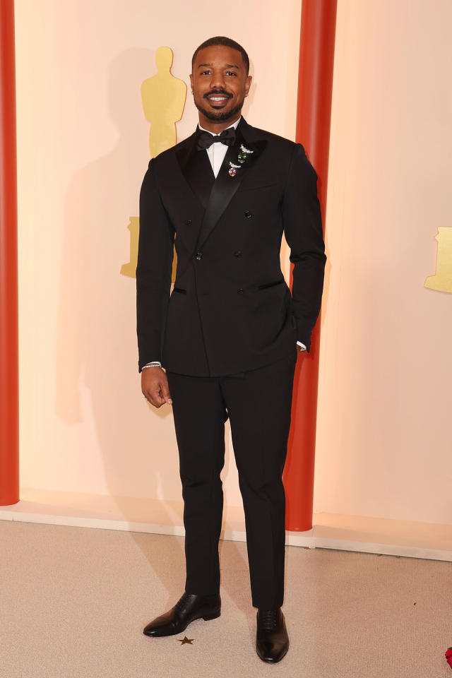 New York, NY - May 6, 2019: Michael B. Jordan wearing suit by