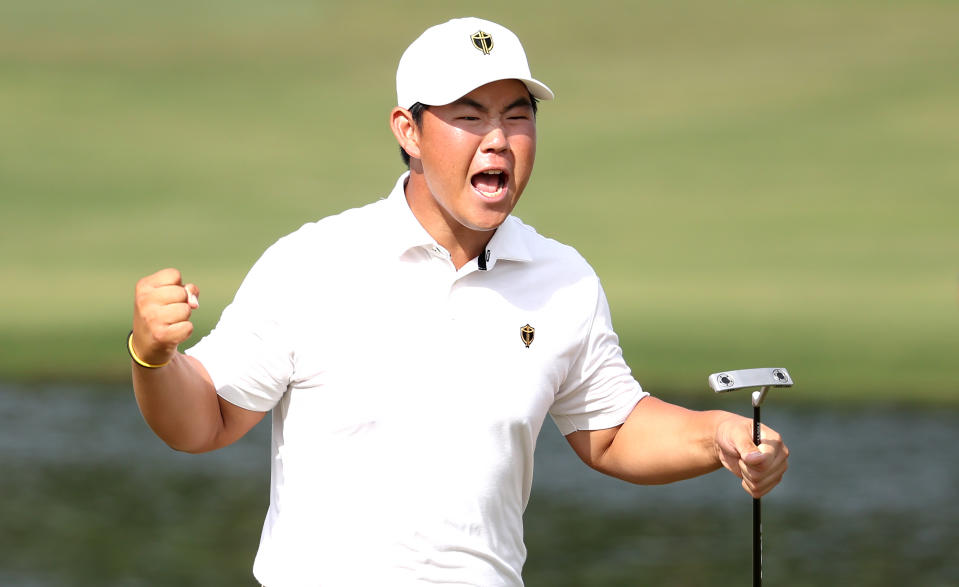 Tom Kim habla sobre su primer encuentro con Tiger Woods y su creciente notoriedad