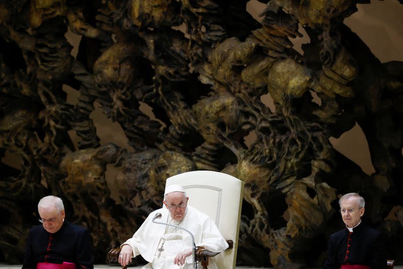 Pope Francis holds weekly general audience at the Vatican