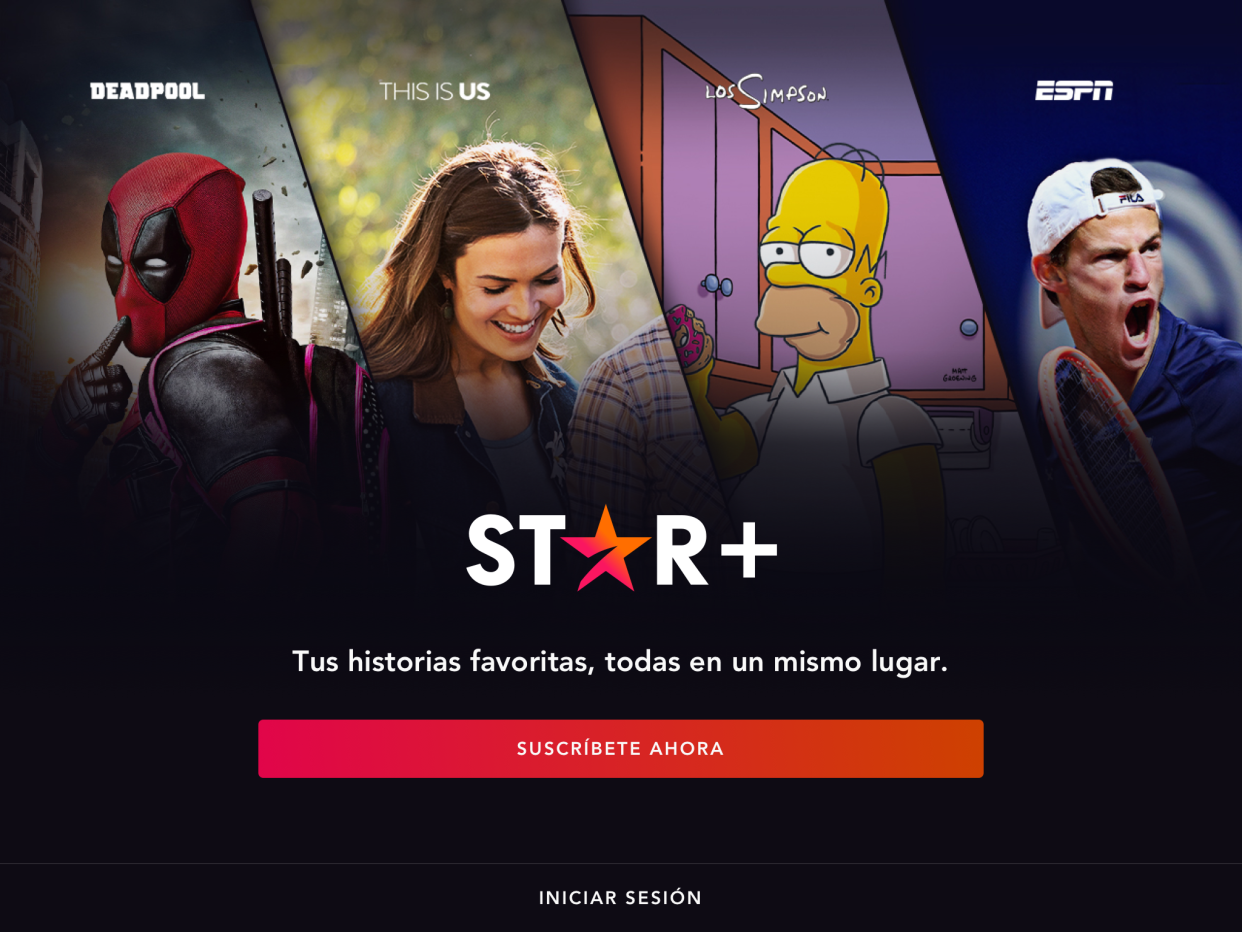 Plataforma en streaming Star+ (de Disney) está disponible en Latinoamérica desde septiembre. Foto: Cortesía de Star+. 