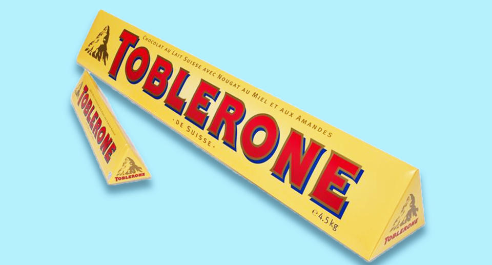 The giant Toblerone will set you back almost fifty quid. [Photo: Toblerone]