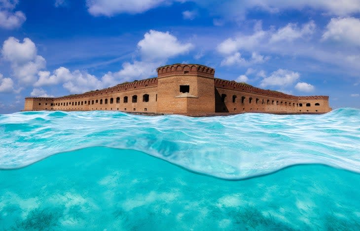 Under and Over! At Dry Tortugas National Park