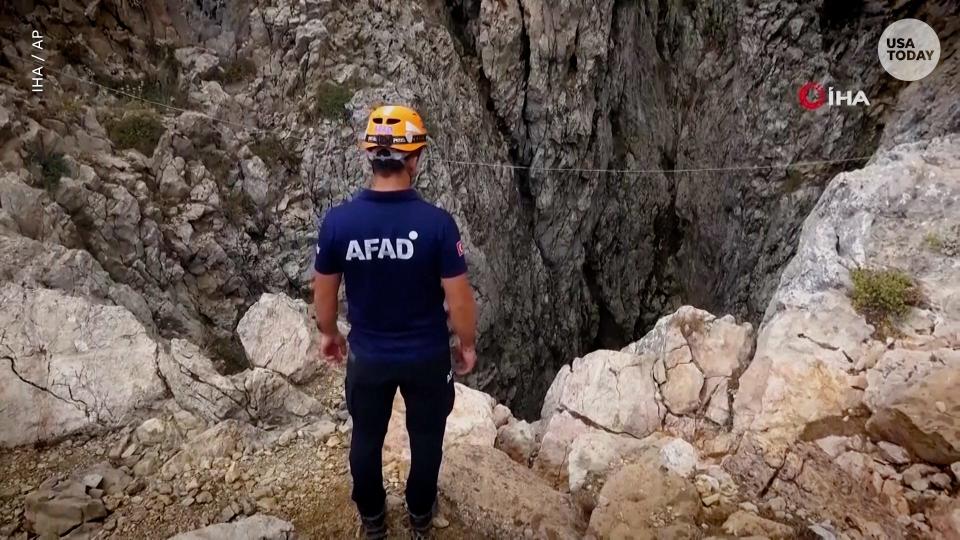 Rescuers race to pull ill American man from depths of Turkey's Morca cave