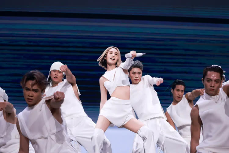 楊丞琳在澳門演唱會載歌載舞。寬魚國際提供