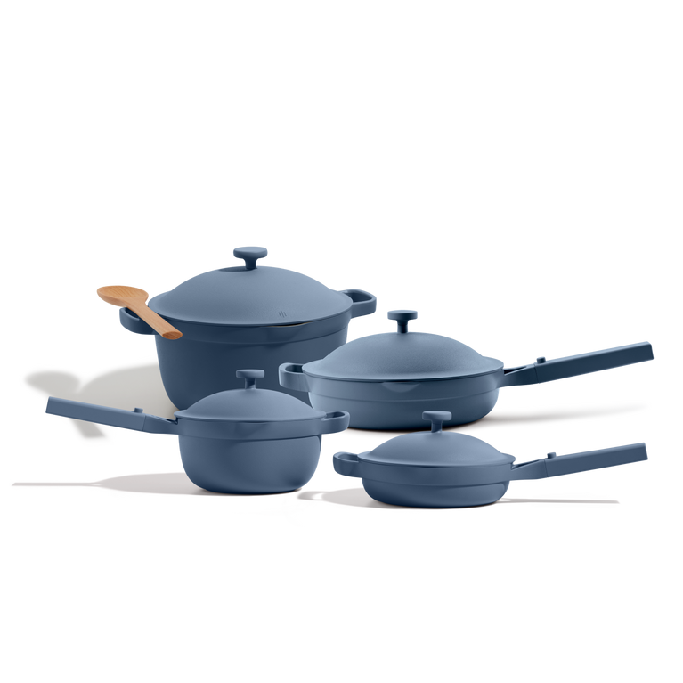 <p><a href="https://go.redirectingat.com?id=74968X1596630&url=https%3A%2F%2Ffromourplace.com%2Fproducts%2Fcookware-set&sref=https%3A%2F%2Fwww.townandcountrymag.com%2Fstyle%2Fhome-decor%2Fg44117547%2Fbest-housewarming-gifts%2F" rel="nofollow noopener" target="_blank" data-ylk="slk:Shop Now;elm:context_link;itc:0;sec:content-canvas" class="link ">Shop Now</a></p><p>Cookware Set</p><p>fromourplace.com</p><p>$395.00</p>