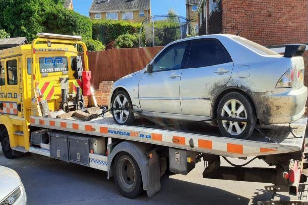 Police seize vehicle driven dangerously at Swindon car meet