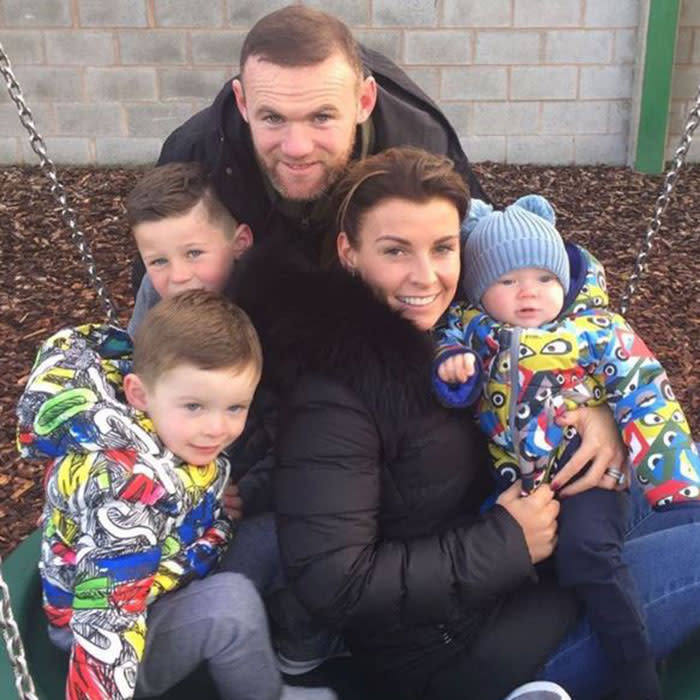 Wayne and Coleen Rooney's children look adorable in Christmas themed photoshoot