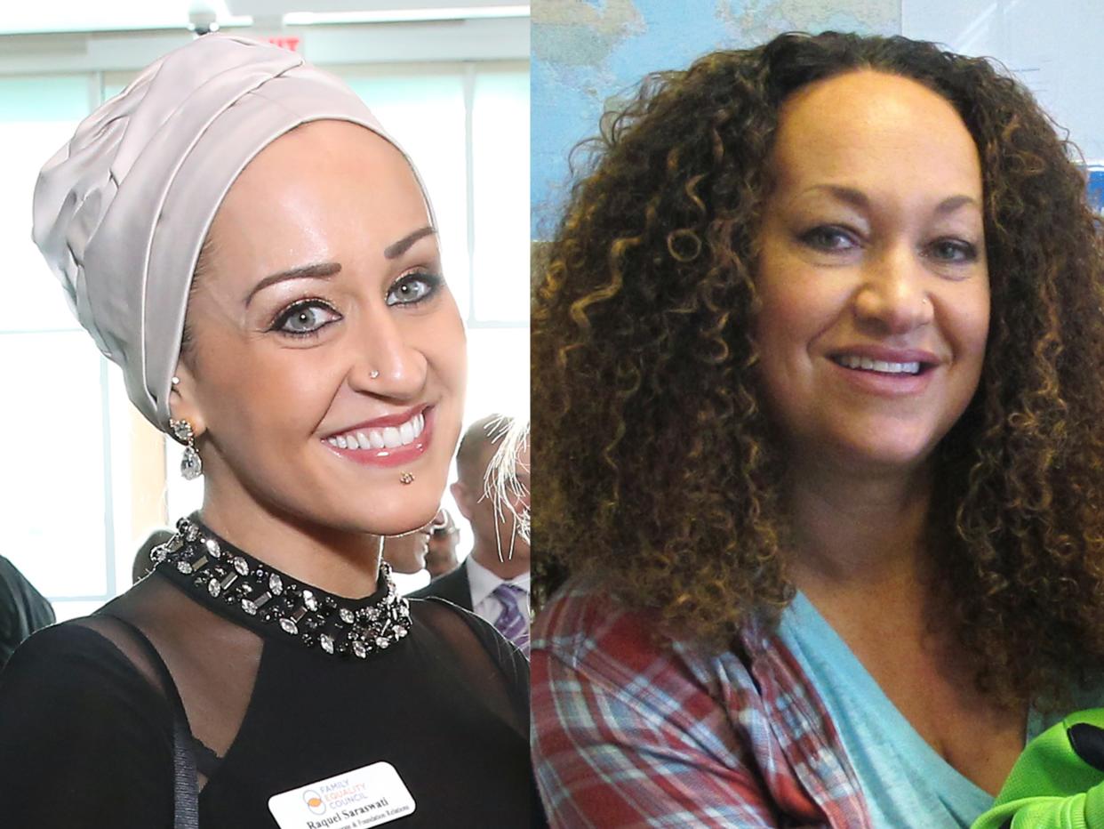 Raquel Saraswati and Rachel Dolezal