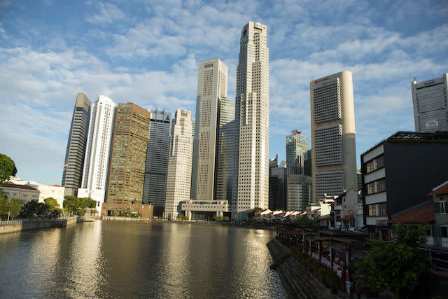 File photo dated 03/06/17 of a general view of Singapore, as Singapore has raised the prospect of renegotiating terms on a long-awaited free trade deal with the European Union (EU) due to the impact of Brexit, a Square Mile official has revealed.