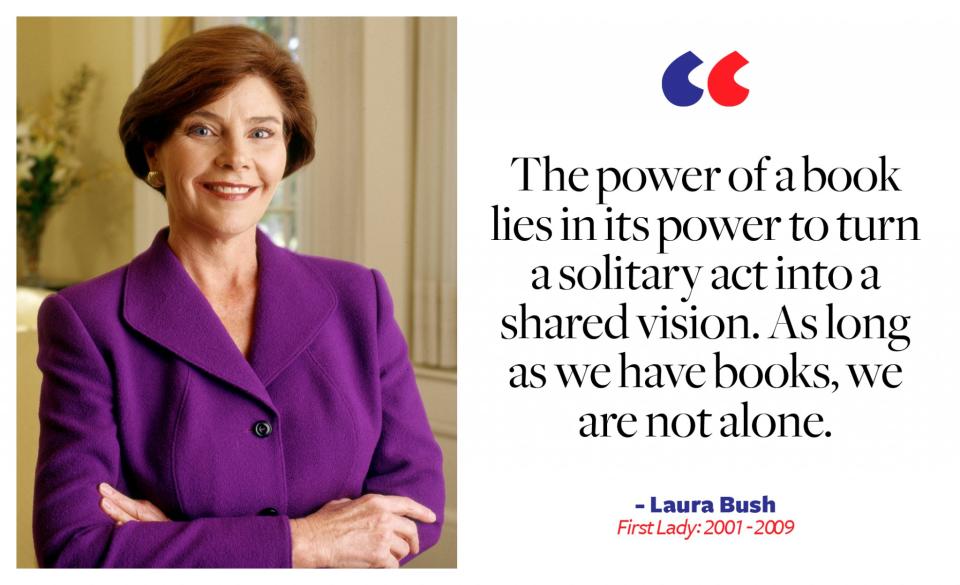 Laura Bush, first lady: 2001-2009