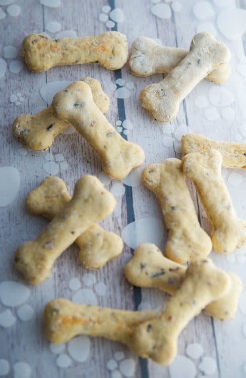 homemade dog treats, chicken and wild rice dog treats, carrie's experimental kitchen