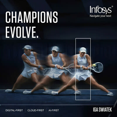 Infosys Welcomes Tennis World No.1 Iga Świątek as Global Brand Ambassador to Promote Infosys’ Digital Innovation and Inspire Women Around the World