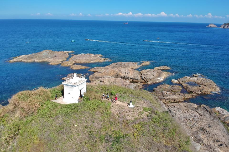 Lighthouse and Reef at Back Beach