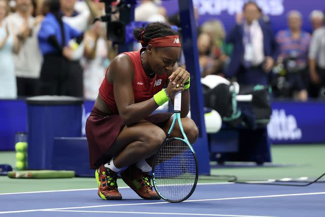 <p> Al Bello/Getty</p> Coco Gauff