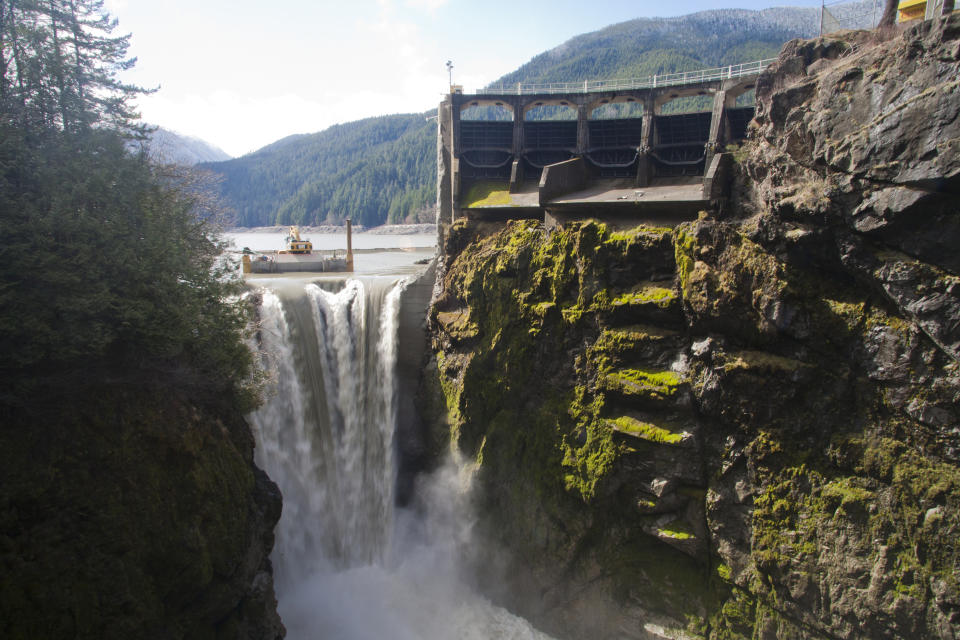 a shot of the Elwha River