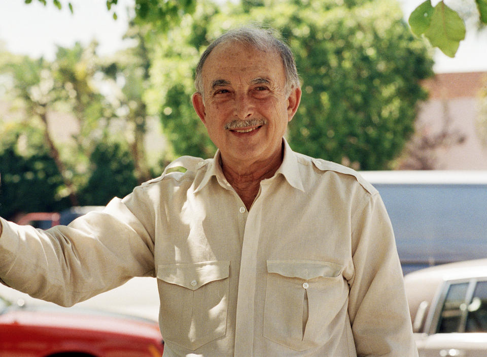 Actor Bill Macy appears in Los Angeles on April 27, 1987. Macy, who starred opposite Bea Arthur in the 1970s sitcom "Maude," died on Oct. 17. He was 97. (AP Photo/Lennox McLendon)