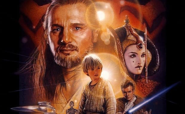 <p>Lucasfilm</p><p>It took nearly two decades before George Lucas brought back the <em>Star Wars</em> series for another trilogy of films, this time exploring what happened before Luke Skywalker and the Rebel Alliance fought against the Empire. <em>The Phantom Menace</em> finds two Jedi, Qui-Gon Jinn (Liam Neeson) and his apprentice Obi-Wan Kenobi (Ewan McGregor), pulled into a galactic conflict that eventually leads them to discovering Anakin Skywalker (Jake Lloyd/Hayden Christensen) on Tatooine and realizing he has the potential to be the most powerful Jedi of them all. The Clone War alluded to in the original trilogy is sparked here and fought in <em>Attack of the Clones</em>, before the epic conclusion in <em>Revenge of the Sith</em> and a shadow between Obi Wan and Anakin, master and apprentice, leading to the events of <em>A New Hope.</em></p>