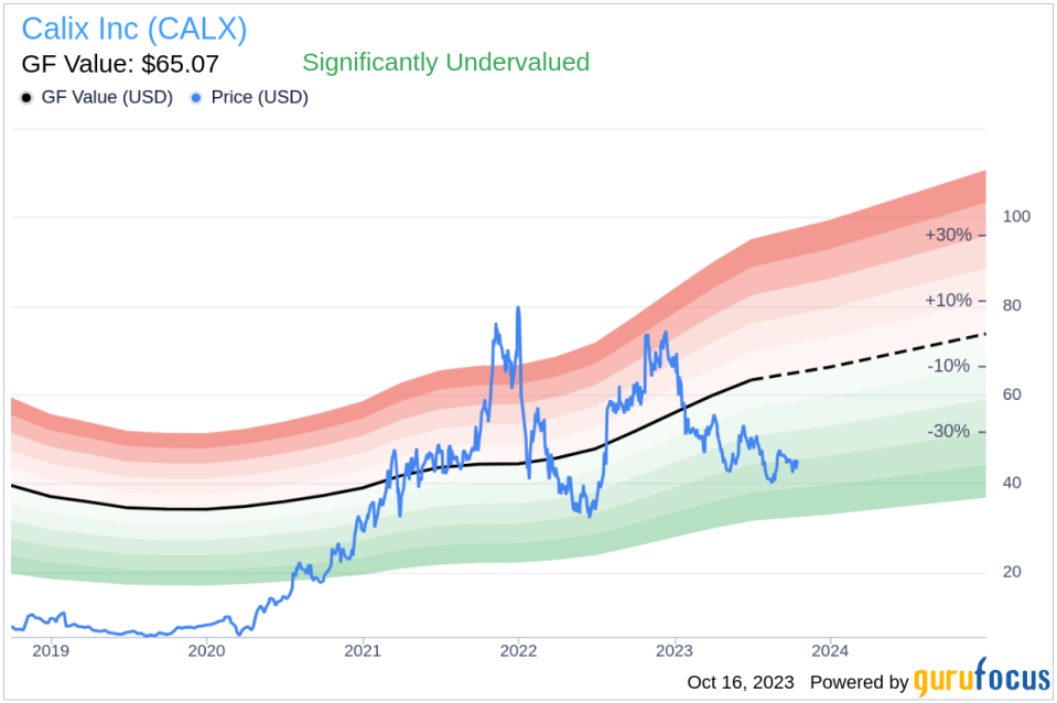 Calix (CALX): A Significantly Undervalued Gem in the Software Industry
