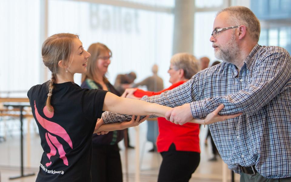 ‘There is hope’: Participants at English National Ballet’s Dance for Parkinson’s classes - Amber Hunt/Livewire Pictures Limited 