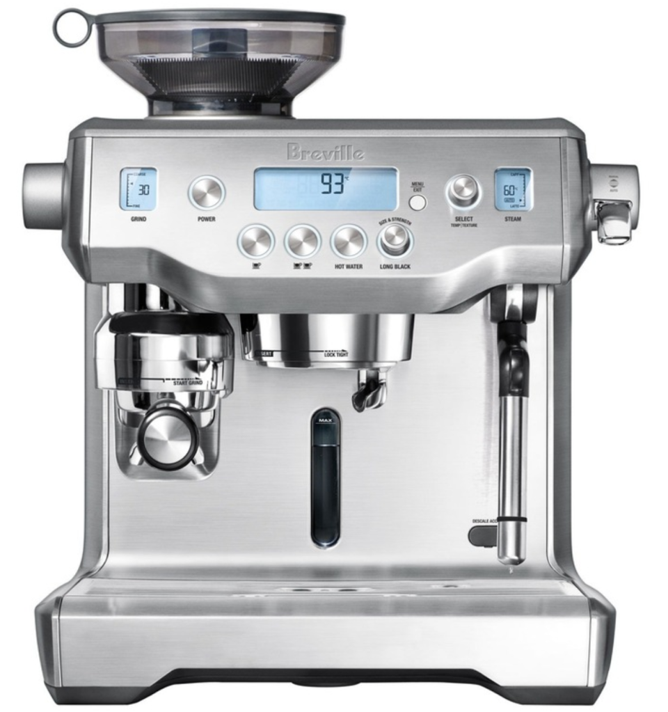 Breville The Oracle Coffee Machine Brushed Stainless Steel - $2999.00 Photo: Myer