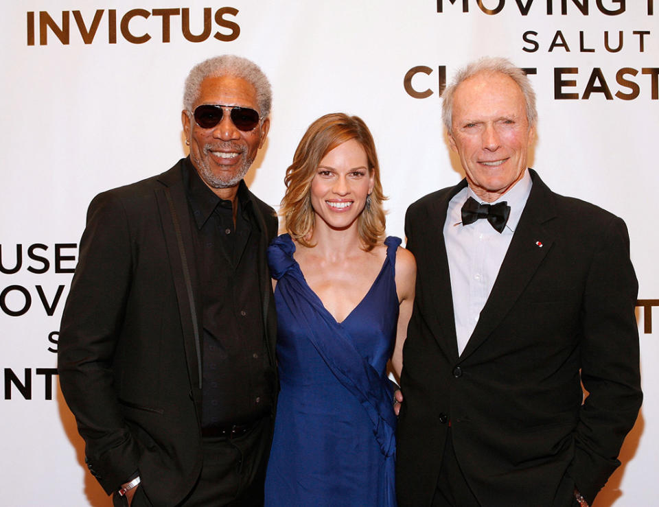 Museum of The Moving Image salute to Clint Eastwood 2009 Morgan Freeman Hilary Swank Clint Eastwood