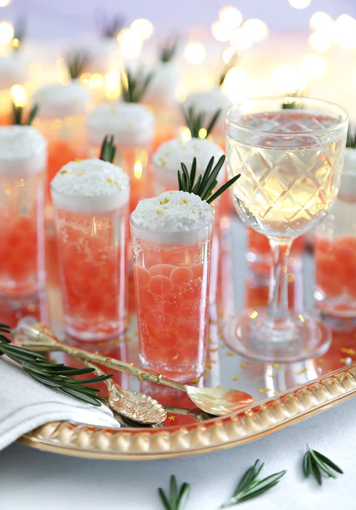 Champagne Jelly Shots