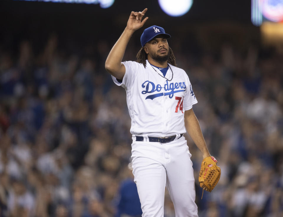 Dodgers closer Kenley Jansen balked on purpose and there's a good reason for it. (AP Photo/Kyusung Gong)