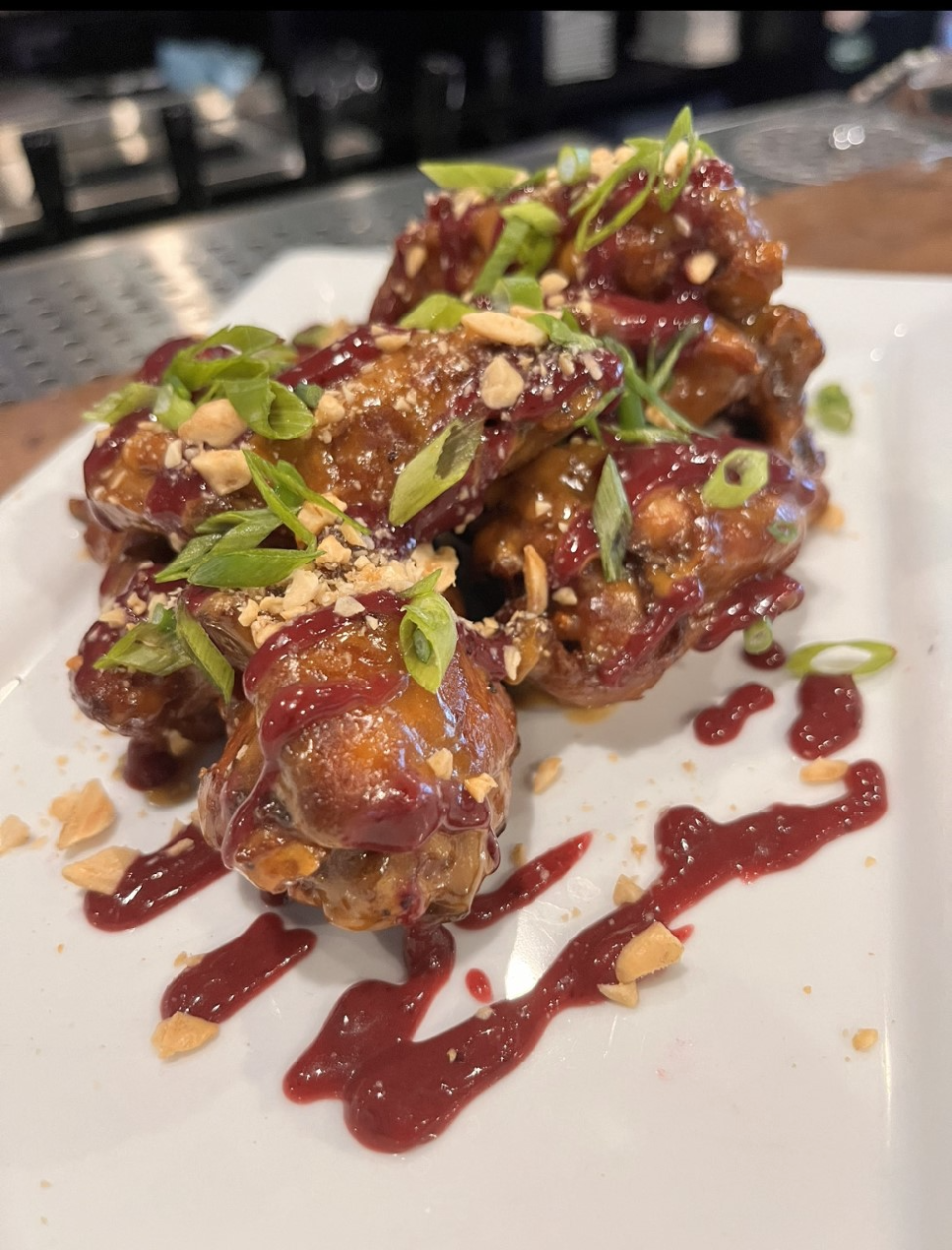 These PB&J wings are a Wing of the Week special at Rehoboth Ale House in Rehoboth Beach.