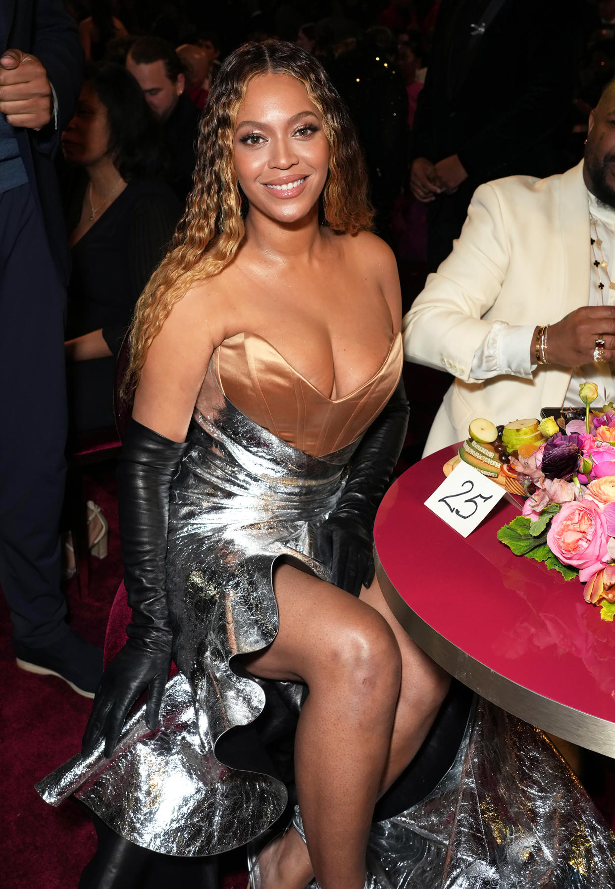 Beyoncé at the 65th GRAMMY Awards. (Kevin Mazur / Getty Image)
